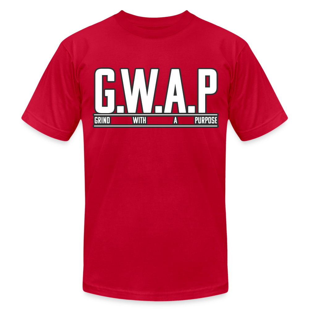 WHITE G.W.A.P SHIRT - red