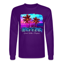 Load image into Gallery viewer, MIAMI NIGHTS Long Sleeve T-Shirt - purple
