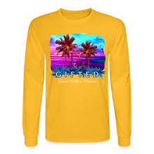 Load image into Gallery viewer, MIAMI NIGHTS Long Sleeve T-Shirt - gold
