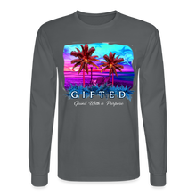 Load image into Gallery viewer, MIAMI NIGHTS Long Sleeve T-Shirt - charcoal
