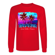 Load image into Gallery viewer, MIAMI NIGHTS Long Sleeve T-Shirt - red
