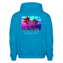 Load image into Gallery viewer, MIGHT NIGHTS Hoodie - turquoise
