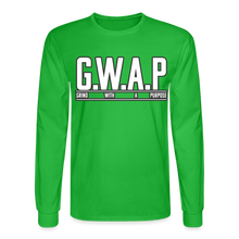 Load image into Gallery viewer, GWAP Long Sleeve T-Shirt - bright green

