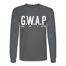 Load image into Gallery viewer, GWAP Long Sleeve T-Shirt - charcoal
