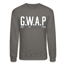 Load image into Gallery viewer, GWAP Crewneck Sweatshirt - asphalt gray
