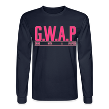 Load image into Gallery viewer, GWAP Long Sleeve T-Shirt - navy
