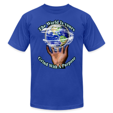 Load image into Gallery viewer, The World Is Yours T-Shirt - royal blue
