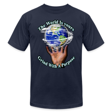Load image into Gallery viewer, The World Is Yours T-Shirt - navy
