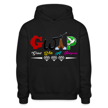 Load image into Gallery viewer, NEW Front &amp; Back GWAP Hoodie - black
