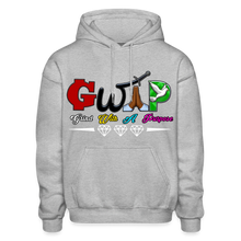 Load image into Gallery viewer, NEW Front &amp; Back GWAP Hoodie - heather gray
