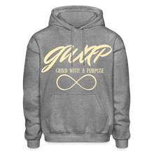 Load image into Gallery viewer, NEW FRONT &amp; BACK GWAP HOODIE - graphite heather
