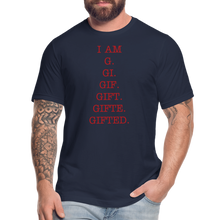 Load image into Gallery viewer, I AM GIFTED T-SHIRT - navy

