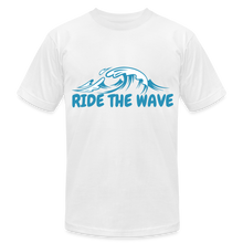 Load image into Gallery viewer, RIDE THE WAVE T-SHIRT - white

