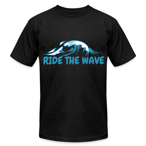 RIDE THE WAVE T-SHIRT - black