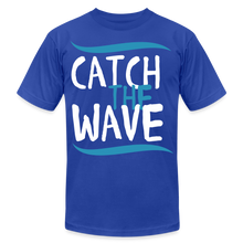 Load image into Gallery viewer, CATCH THE WAVE T-SHIRT - royal blue
