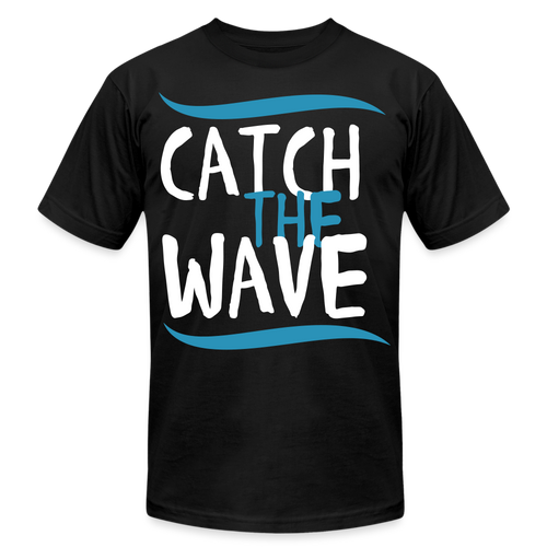 CATCH THE WAVE T-SHIRT - black