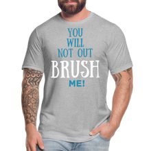 Load image into Gallery viewer, YOU WILL NOT OUT BRUSH ME T-SHIRT - heather gray
