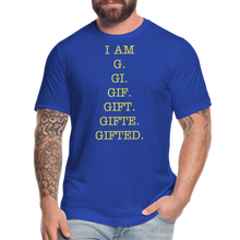 Load image into Gallery viewer, I AM GIFTED T-SHIRT - royal blue

