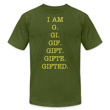 Load image into Gallery viewer, I AM GIFTED T-SHIRT - olive
